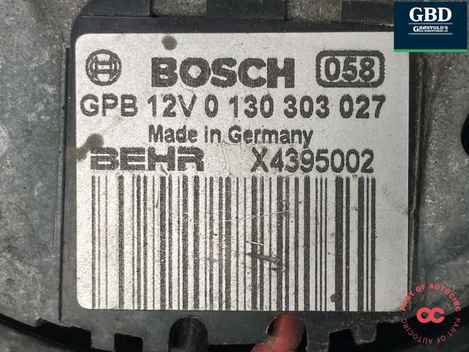 Kjølevifte elektrisk til Mini Countryman 2010-2016 (R60) (R60) (BOSCH|17 42 8 509 990|0 130 303 027|X4395002)