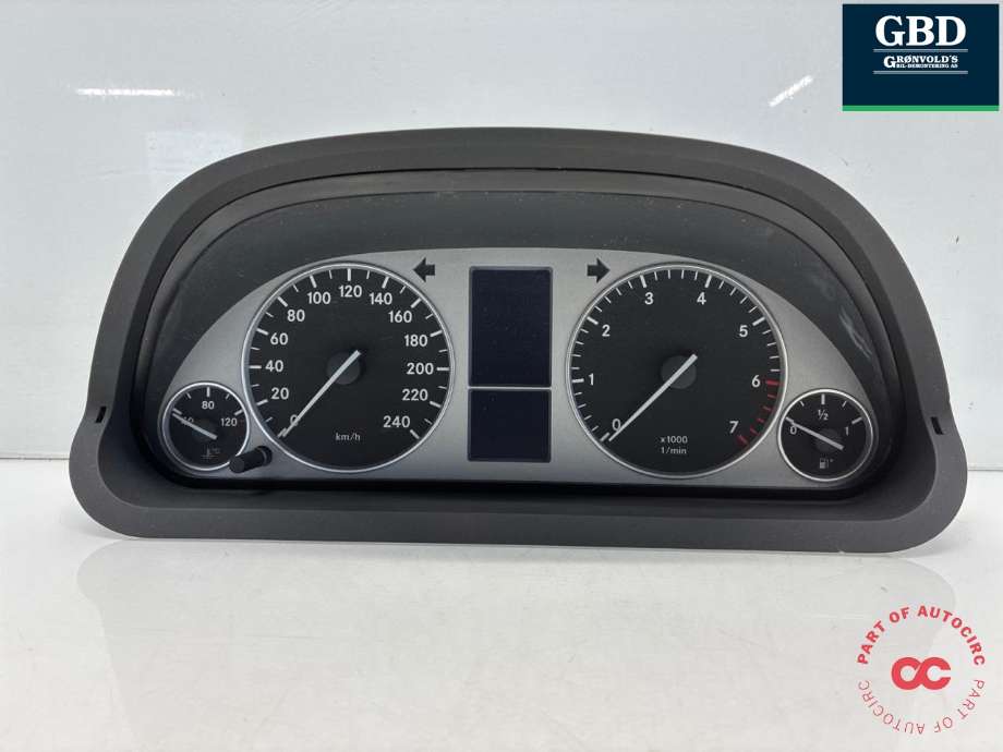 Instrumentpanel til Mercedes B-Klasse, 2005-2008 (Fase 1) (W245) (W245) (A 169 540 97 47 |A 169 440 04 11 | A 169 540 15 48)