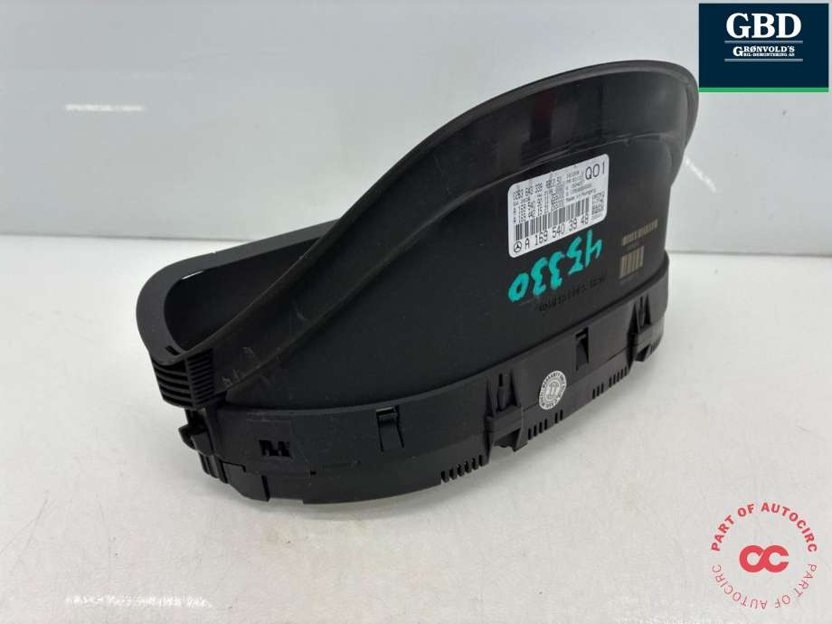 Instrumentpanel til Mercedes B-Klasse 2005-2008 (Fase 1) (W245) (W245) (A 169 540 97 47 |A 169 440 04 11 |  A 169 540 15 48|A 169 540 82 47 | A 169 540 39 48 |A 169 540 04 48|A 169 540 91 48 |A 169 440 18 11 |A 169 440 33 11 |    A 169 540 39 48)