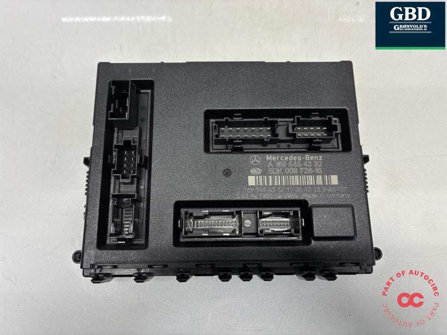 Styreenhet (SAM - Signal Acquisition Module) til Mercedes B-Klasse, 2005-2008 (Fase 1) (W245) (W245) (A 169 540 56 45)