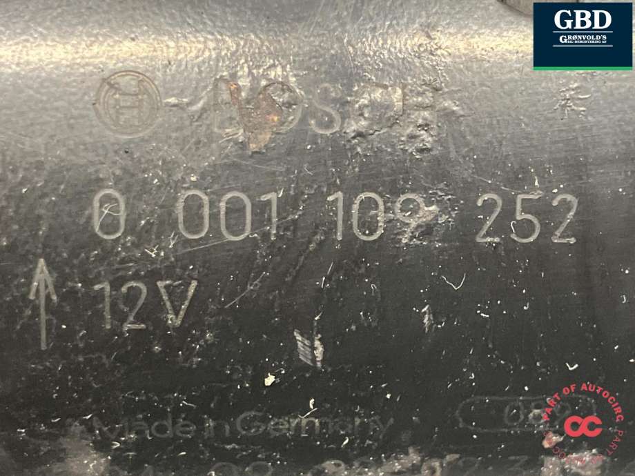 Starter diesel til Volvo XC90 2002-2006 (Type I, Fase 1)  (BOSCH|36050272|0 001 109 252|)