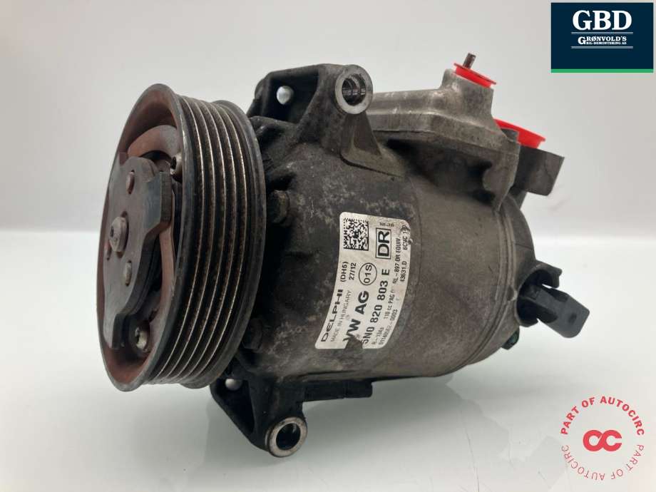 Aircondition kompressor til Škoda Octavia 2009-2013 (Type II, Fase 2) (5N0 820 803 H|5N0 820 803 HX|5N0 820 803 E)