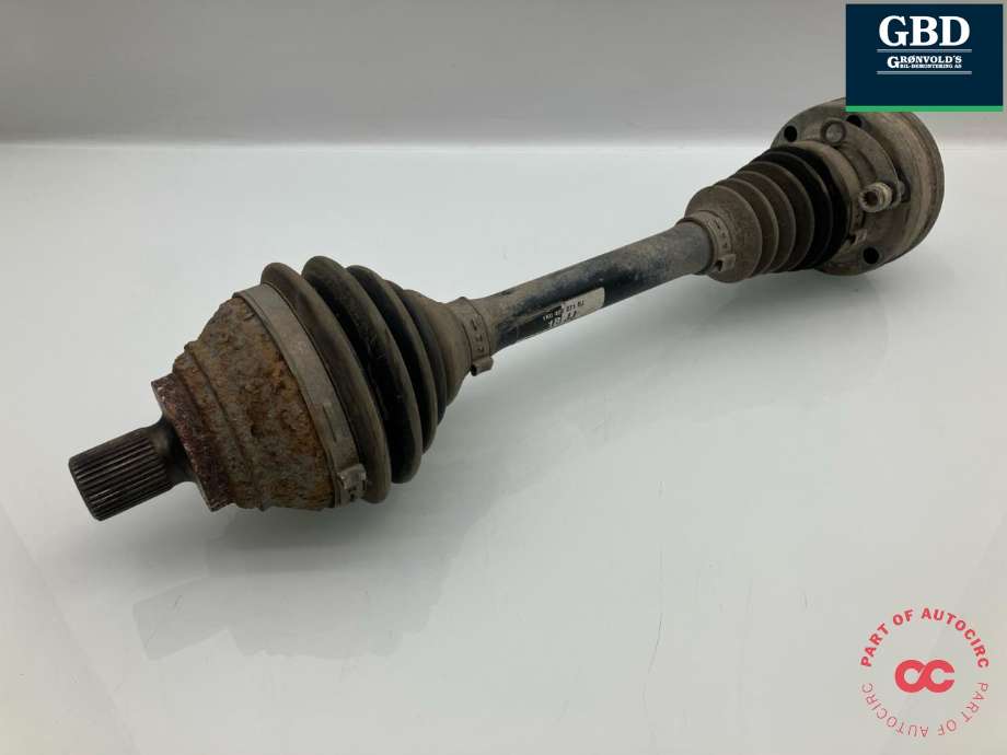 Drivaksel venstre foran, diesel/automat til Škoda Octavia 2009-2013 (Type II, Fase 2) (3C0 407 271 AJ|1K0 407 271 EE | 1K0 407 451 TX|1K0 407 271 LJ |1K0 407 761 SX | 1K0 407 271 BJ)