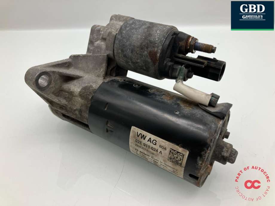 Starter diesel til Škoda Octavia 2009-2013 (Type II, Fase 2) (02Z 911 024 K|02Z 911 024 KX|02Z 911 023 NX | 02E 911 024 A)