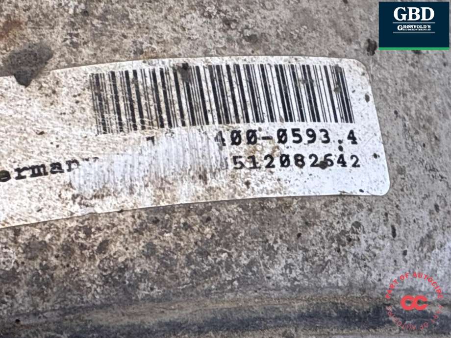 Fjær foran nivå luftpute/belg til Audi Q7 2006-2010 (Type I, Fase 1) (7L8 616 039 H|7L8 616 039 G|)