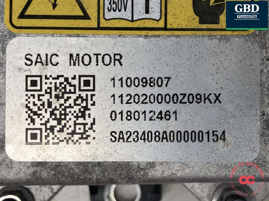 Motorvarmer elektrisk til MG ZS EV 2022-->> (Type I, Fase 2) (11009807|)