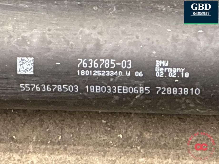 Mellomaksel bakre til BMW X5 2013-2018 (F15) (F15) (26 10 7 636 785|7636785-03|)