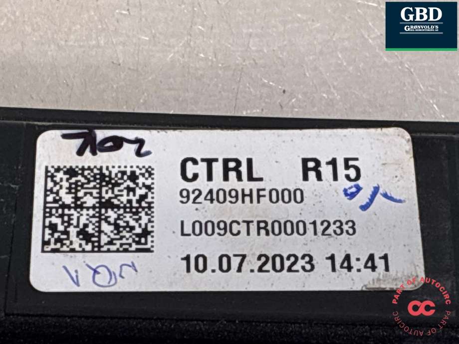 Baklykt midtre til Hyundai Kona 2024-->> (Type II)  (92490-HF000|)