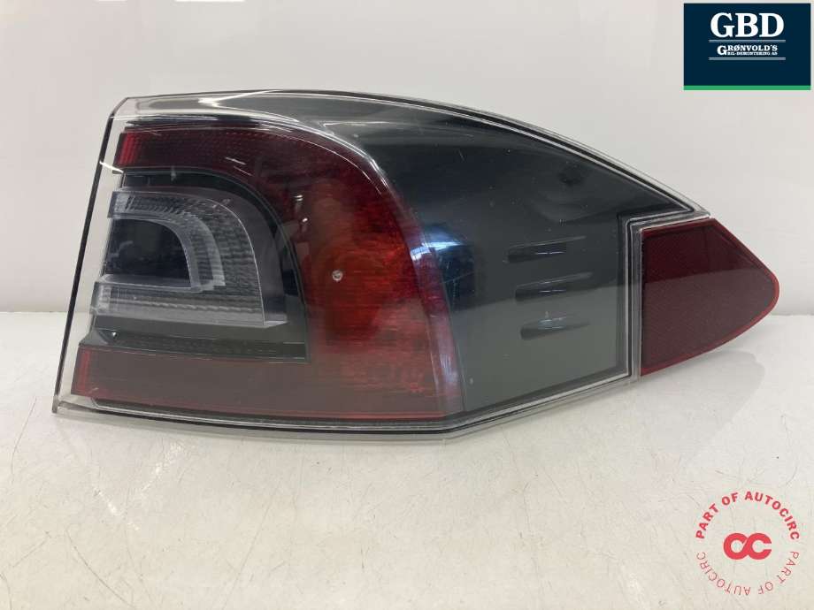 Baklykt høyre ytre til Tesla Model S, 2013-2016 (Fase 1) (6005921-00-E)