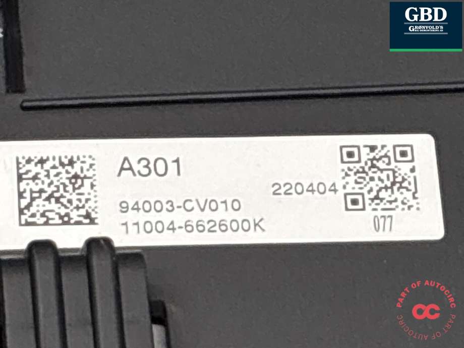 Instrumentpanel til Kia EV6 2021-->> (94003CV010|94003-CV010|11004-662600K)