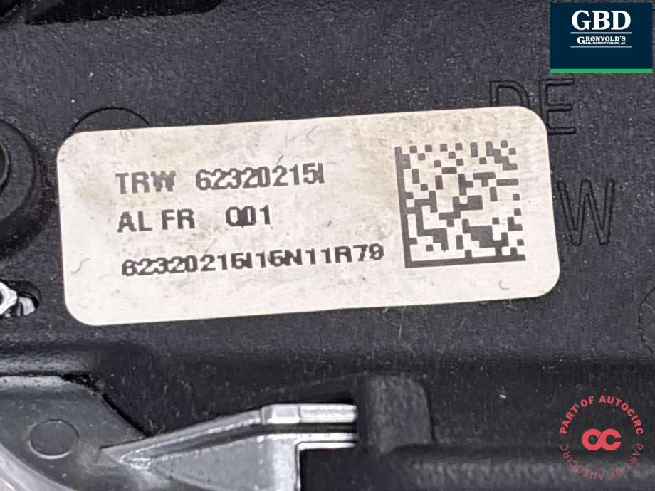 Airbag rattpute til Mercedes E-Klasse 2009-2013 (Fase 1) (W212) (W212) (A 212 860 01 02  9116|)