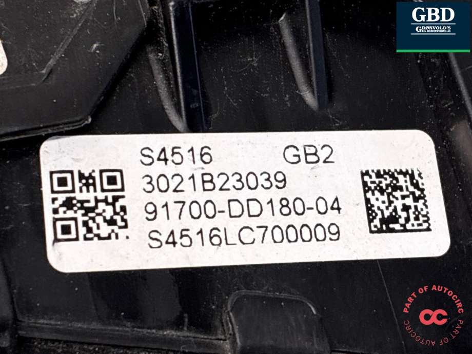 Sikringsboks motorrom til Hyundai Kona 2021-2023 (Type I, Fase 2)  (91700DD400|91700-DD180-04|)