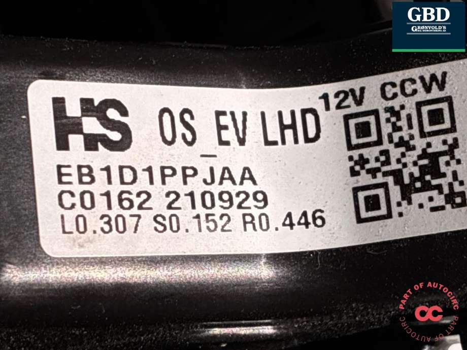 Varmeapparat motor til Hyundai Kona 2021-2023 (Type I, Fase 2)  (97113K 4000|210929|)