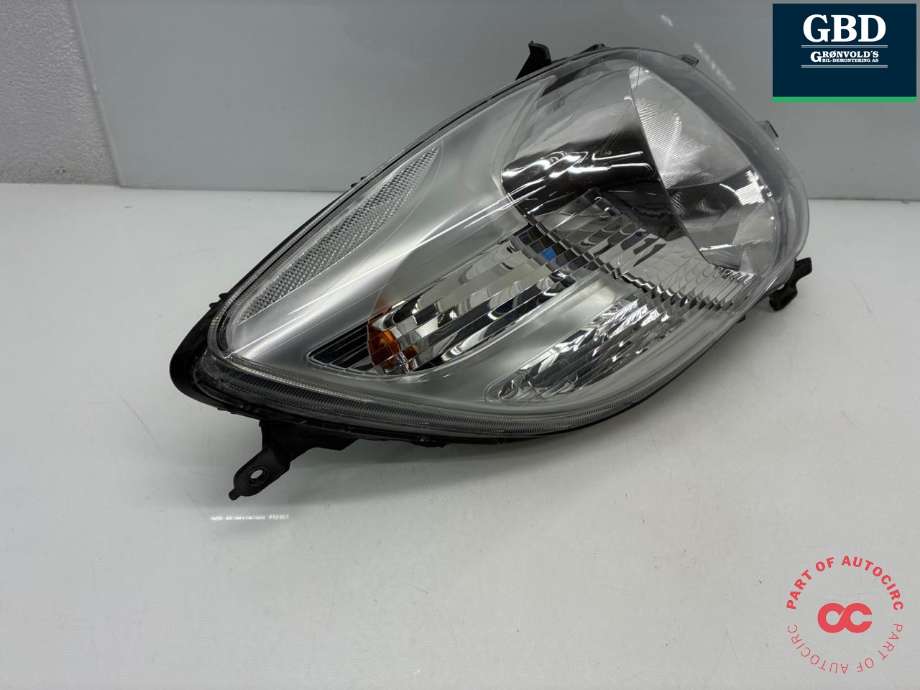 Frontlykt høyre halogen til Toyota Yaris 2009-2011 (Type II, Fase 2)  (811300D330|81130-0D330|)