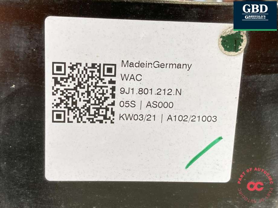 Batteripakke elbil til Audi e-tron GT 2021-->>  (9J1 915 100 BG|9J1 915 100 AL|)