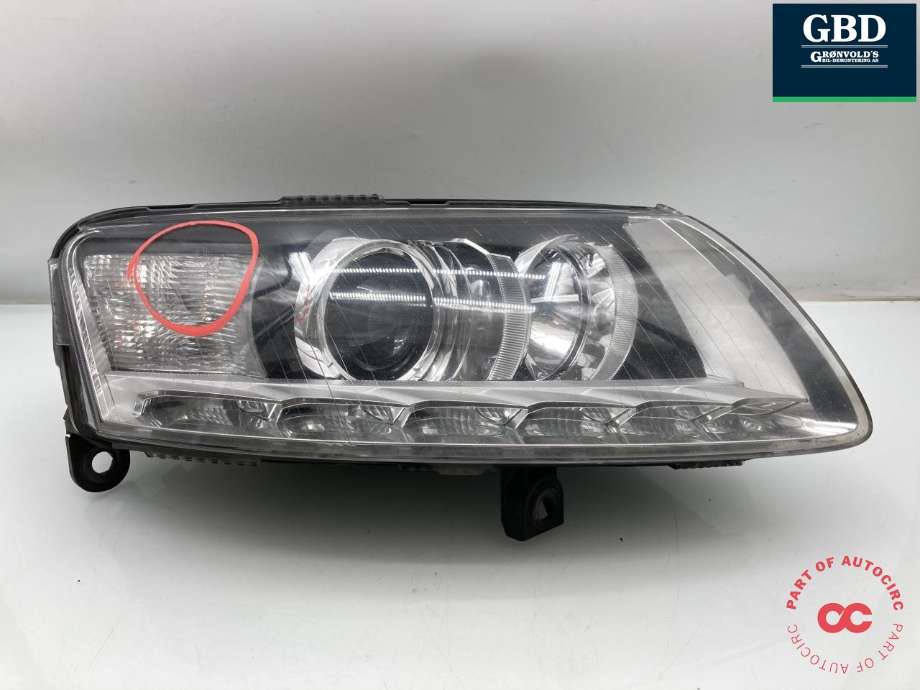 Frontlykt høyre xenon til Audi A6, 2008-2011 (Type III, Fase 2) (C6) (C6) (4F0 941 030 FR)