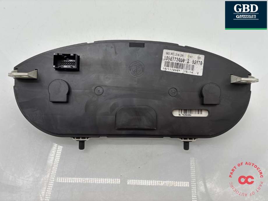 Instrumentpanel til Peugeot Boxer 2007-2013 (Type III, Fase 1)  (6103 NT|6106 ZR |  1358173080|16 090 564 80)