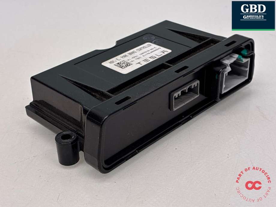 Styreenhet elektrisk parkbrems (EPB - Electric Parking Brake) til Tesla Model S 2016-2021 (Fase 2)  (1007618-00-E|1007618-00-J|1030925-00-A)