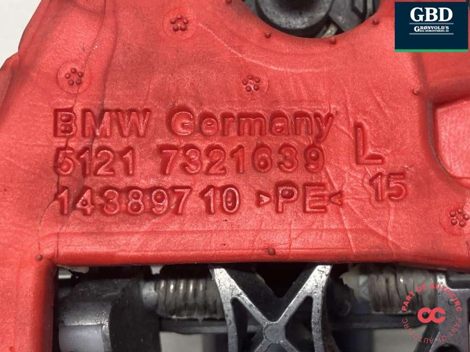 Dørhåndtak utv venstre foran til BMW 3-Serie 2012-2018 (F30/F31/F34) (F30/F31/F34) (51 21 7 207 561|51 21 7 321 639|143897-10)