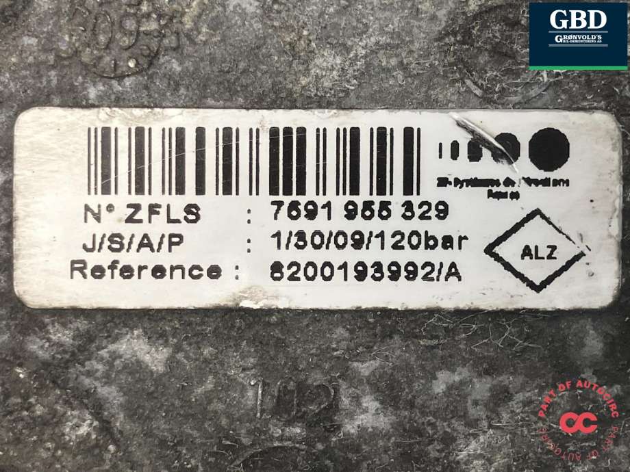 Servo pumpe mekanisk til Nissan Interstar 2004-2010  (ZF|4911000QAK|8200193992|7691 955 329)