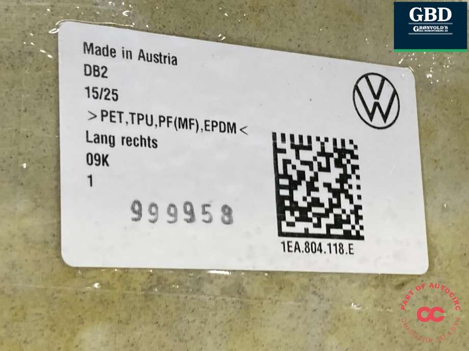 Batteripakke elbil til VW ID.7 2023-->> (1EB 915 914 DH|)