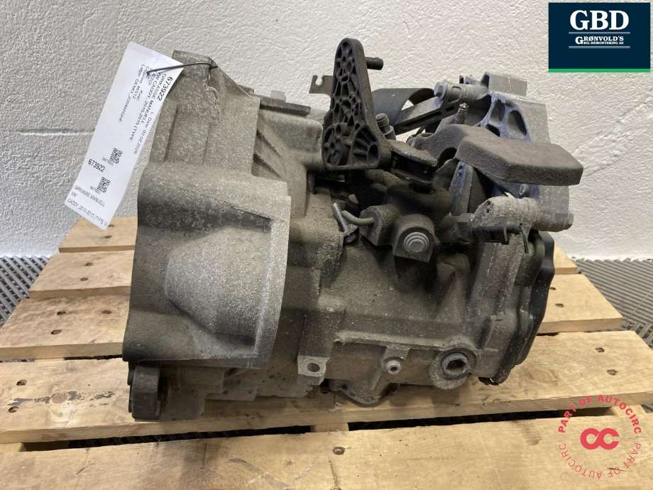 Girkasse manuell til VW Caddy 2010-2015 (Type III, Fase 2) (LZY|0A4 301 103 H|0A4 301 103 AC)