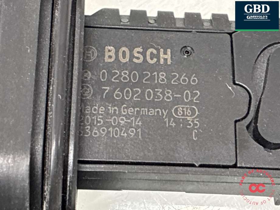 Luftmengde/luftmassemåler til BMW X5 2013-2018 (F15) (F15) (13 62 7 602 038|0 280 218 266|)