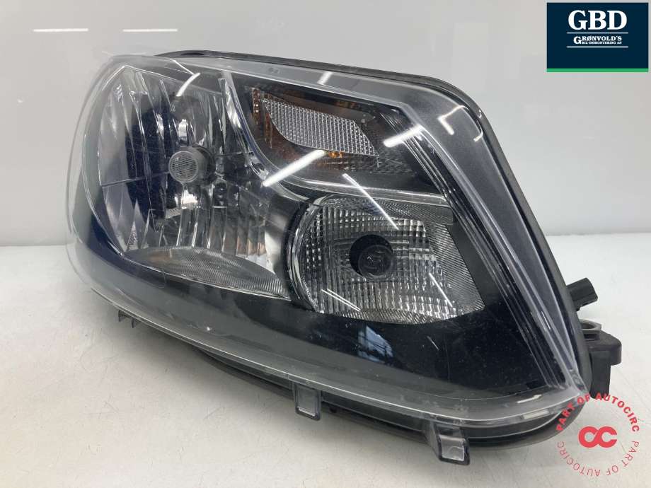 Frontlykt høyre halogen til VW Caddy 2010-2015 (Type III, Fase 2) (HELLA|2K5 941 006 A|1EL 010 551-02|)