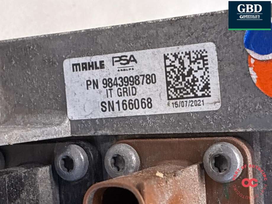 Batterilader (OBC - On Board Charger) til Toyota Proace 2016-->> (Type II) (SU001B8489|)