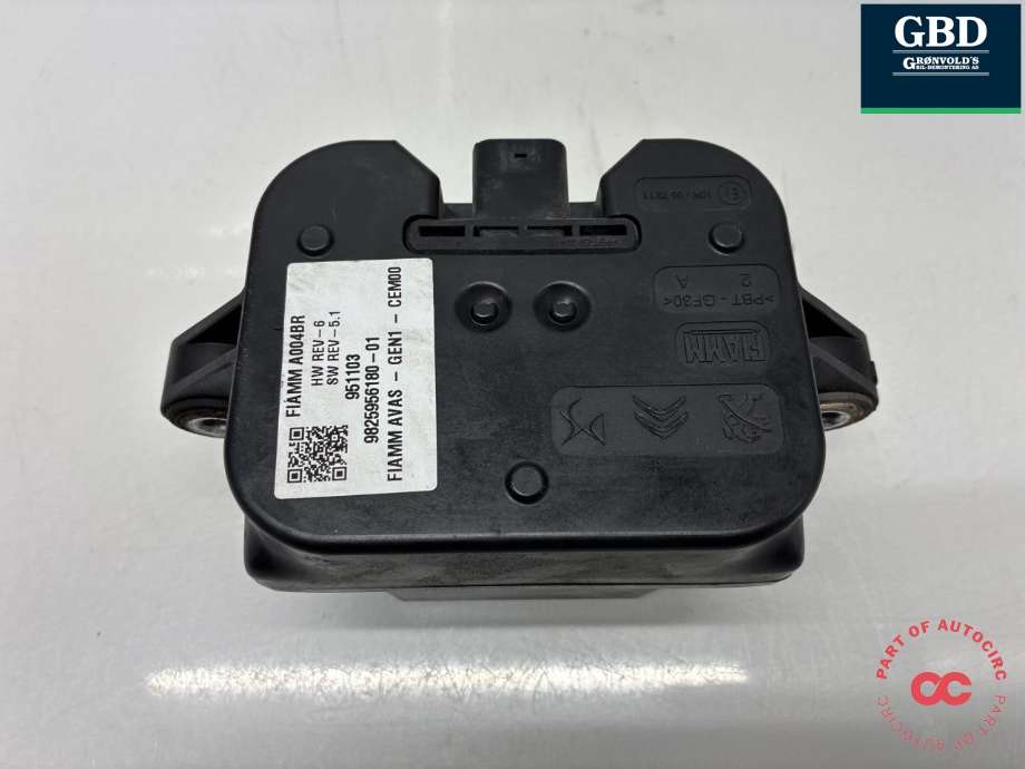 Høyttaler motorlyd, AVAS (Acoustic Vehicle Alerting System) til Toyota Proace 2016-->> (Type II) (SU001B2839|)