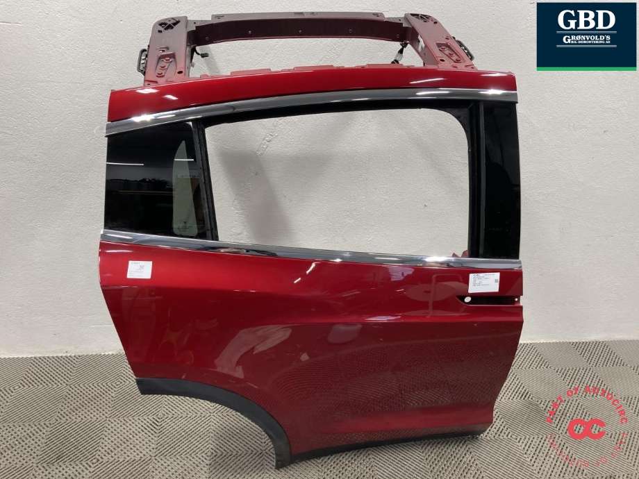 Dør høyre bak til Tesla Model X 2016-->> (1069538-E0-A|1028791-E0-K|)