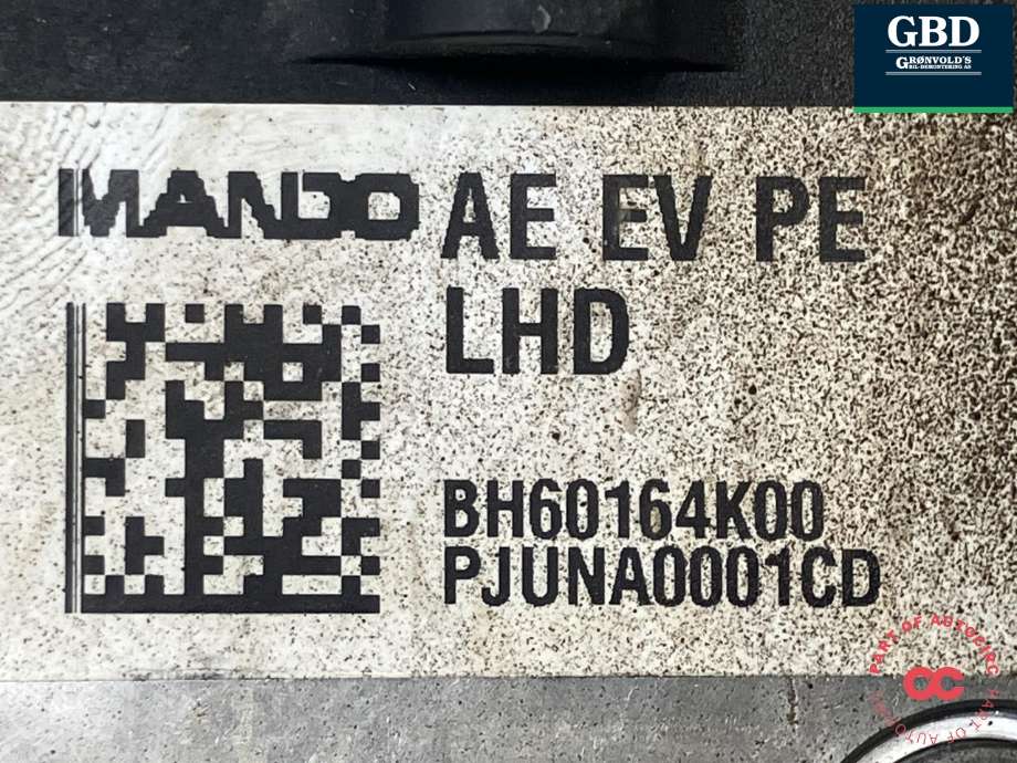 ABS sentral til Hyundai Ioniq Electric 2019-->> (Fase 2)  (58500G 7600|58500-G7600|BH60764K00)