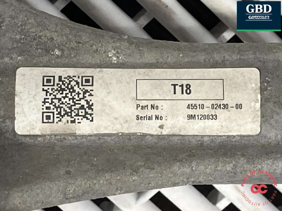 Tannstang til Toyota Corolla 2019-->>  (4551002430|)