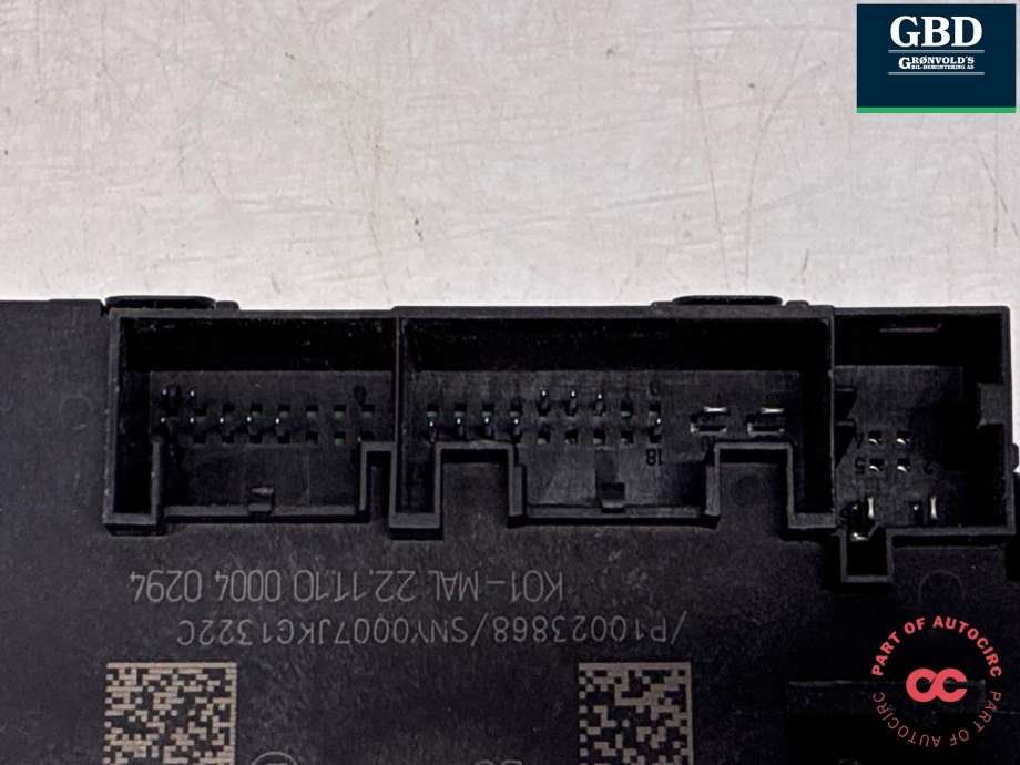 Styreenhet dør høyre bak til Audi A4 2007-2014 (Type IV) (B8) (B8) (8T0 959 795 H|8T0 959 795 B|)