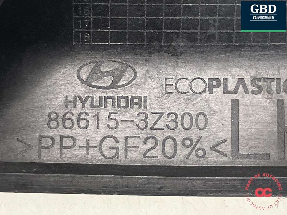 Støtfanger bak feste til Hyundai i40 2012-2017  (86613 3Z300|86615-3Z300|)