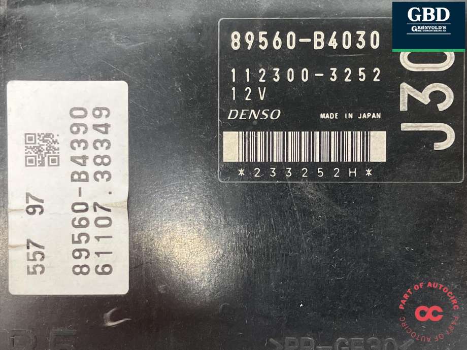Styreenhet motor til Daihatsu Terios 2006-->> (Type II)  (DENSO|89560-B4030|112300-3252|)