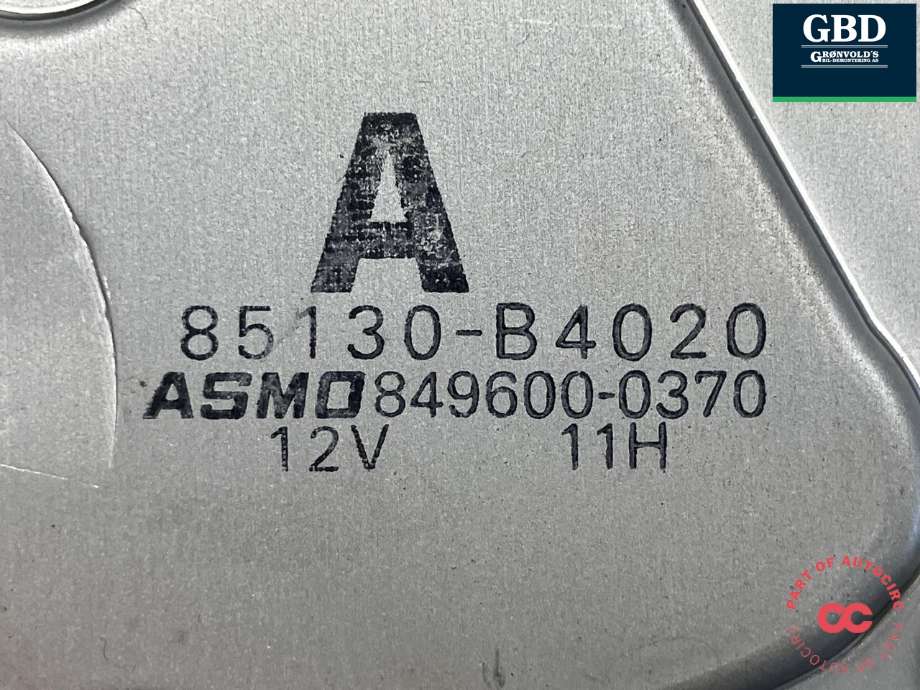 Viskermotor bakrute til Daihatsu Terios 2006-->> (Type II)  (ASMO|85130-B4020|849600-0370|)