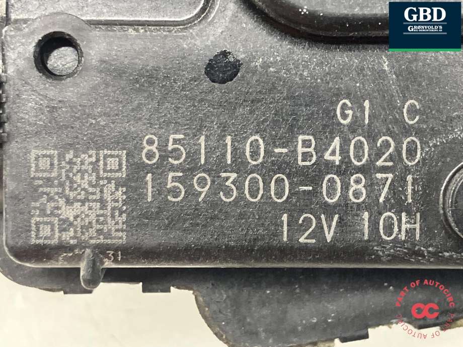 Viskermotor frontrute til Daihatsu Terios 2006-->> (Type II) (85110-B4020|159300-0871|)