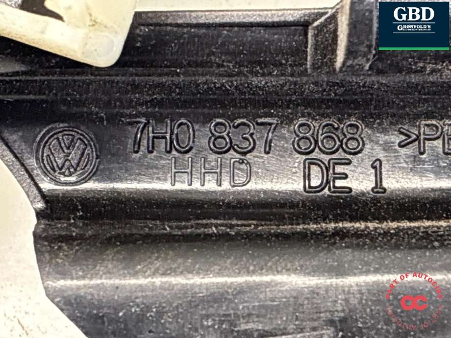 Låsekasse høyre foran til VW Transporter / Caravelle 2009-2015 (Fase 2) (T5) (T5) (7E1 837 016 B|3B1 837 016 CQ|)