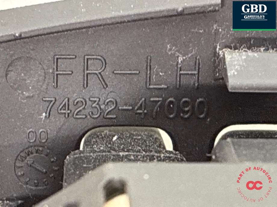 Bryter ruteheis førerdørspanel til Toyota Prius +7 2012-2020 (Type III) (stasjonsvogn) (stasjonsvogn) (8404033100|74232-47090|)