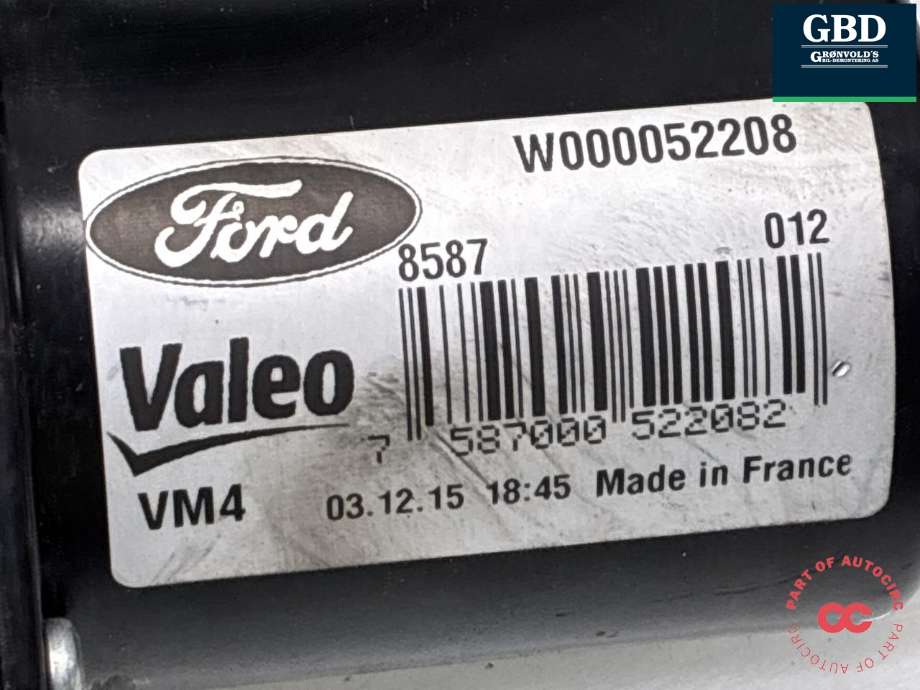 Viskermotor foran høyre til Ford S-Max 2015-->> (Type II) (2204049|EM2B-17504-FC|W000052208| W000052261)