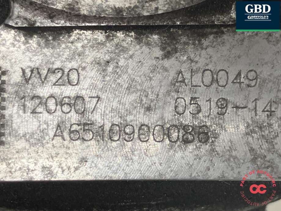 Turbo til Mercedes E-Klasse 2009-2013 (Fase 1) (W212) (W212) (A 651 090 49 80|A 651 090 49 80 87|A 651 090 00 86)