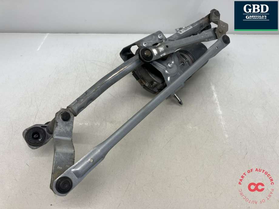 Viskermotor frontrute komplett m/overføring til VW Caddy 2010-2015 (Type III, Fase 2) (BOSCH|2K1 955 023 J|1T1 955 023 A| 1T1 955 119 A|1 397 220 656| 3 397 021 378)