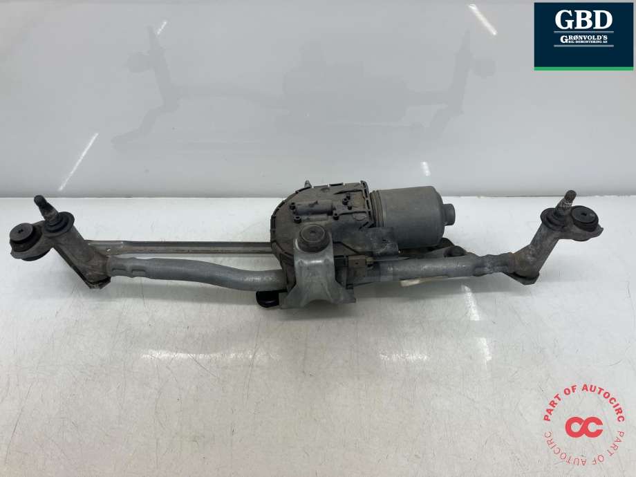 Viskermotor frontrute komplett m/overføring til VW Caddy 2010-2015 (Type III, Fase 2) (BOSCH|2K1 955 023 J|1T1 955 023 A| 1T1 955 119 A|1 397 220 656| 3 397 021 378)