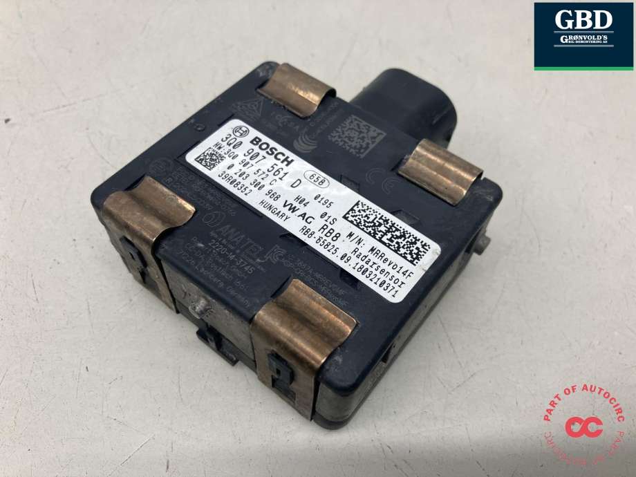 Sensor radar til Škoda Superb 2015-->> (Type III) (BOSCH|3Q0 907 561 E|3Q0 907 561 D| 3Q0 907 572 C|0 203 300 968)