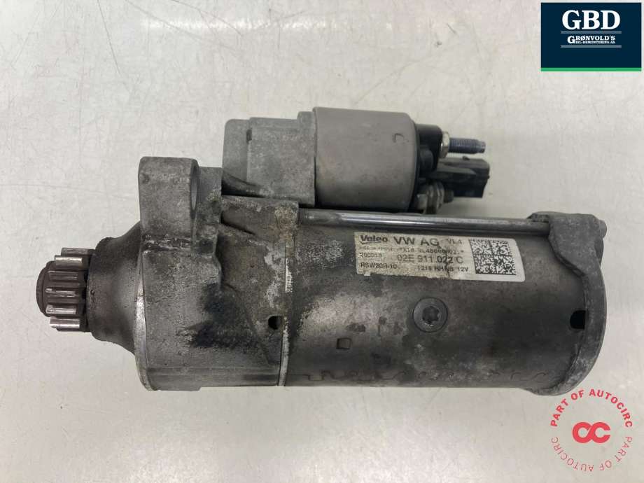 Starter diesel til Škoda Superb 2015-->> (Type III) (VALEO|02E 911 022 C|02E 911 022 CX|250918| VL4B0040D2)