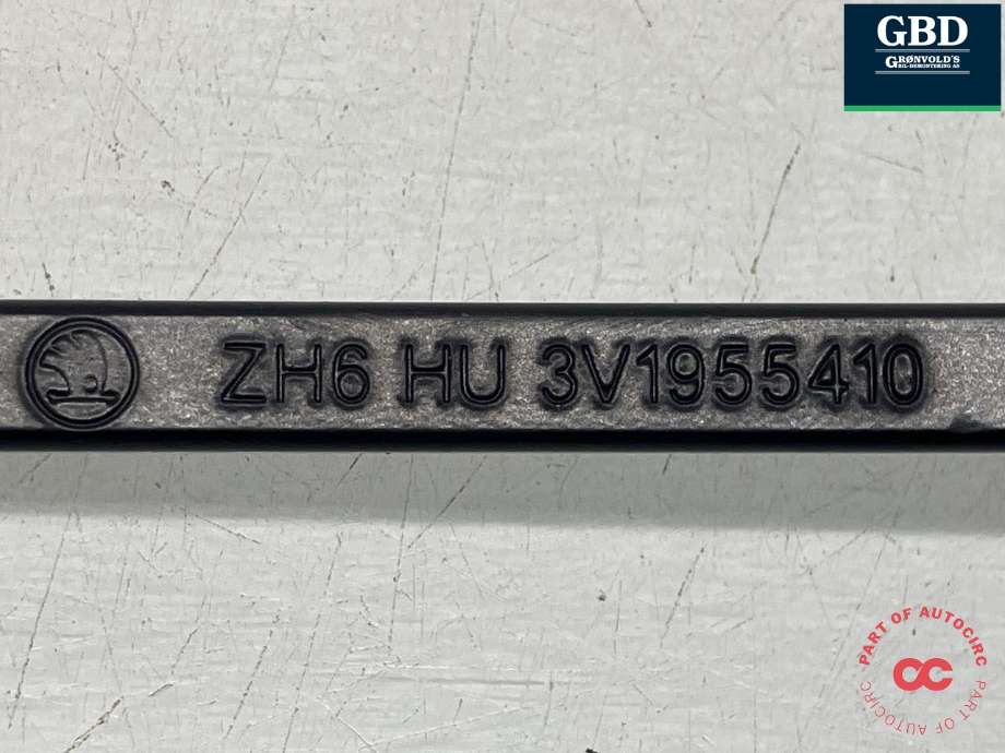Viskerarm frontrute høyre til Škoda Superb 2015-->> (Type III)  (3V1 955 410|)