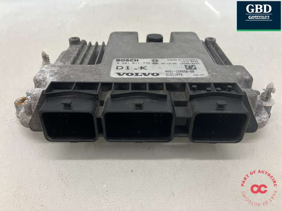 Styreenhet motor til Volvo C30 2006-2009 (Fase 1)  (BOSCH|36000595|31211076|4N51-12A650-BB| 0 281 011 775)