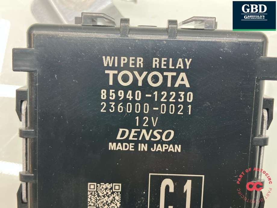 Rele diverse til Toyota Corolla 2019-->> (8594012230|)
