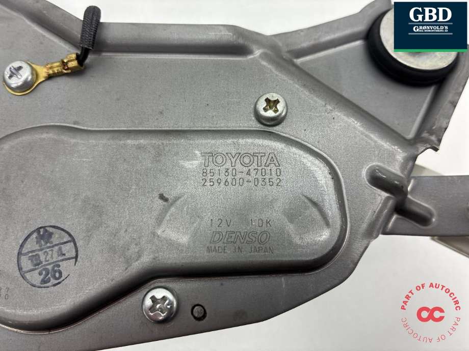 Viskermotor bakrute til Toyota Prius 2004-2009 (Type II) (COMBI) (COMBI) (8513047010|)